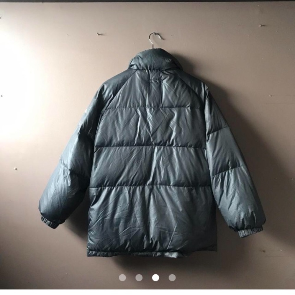 Vintage pelle pelle Marc Buchanan grey down arctic puffer jacket